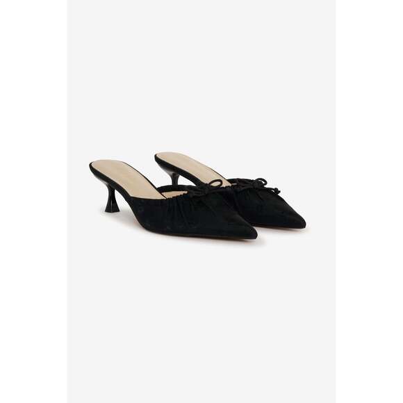 For Love And Lemons Shoes - For Love & Lemons Colette Mule Heel 39 / Black